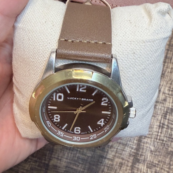 Lucky Brand Brown Leather Strap Watch - Picture 4 of 6